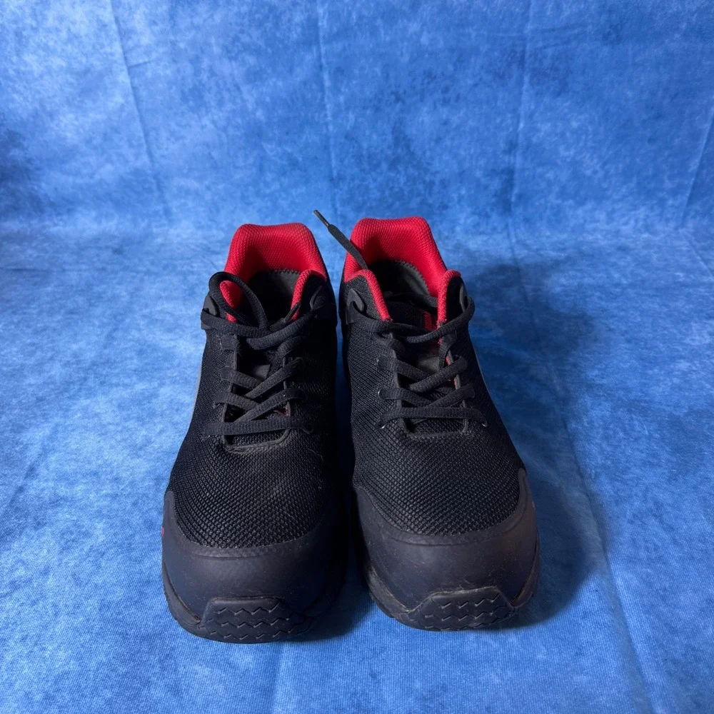 Puma Safety Frontside Low Mens Black Red Composite Toe Work Shoes 64.483.5 US 10